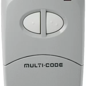 Linear MCS 412001 Multi Code 2-Channel Visor Transmitter, Original Version,Soft Gray